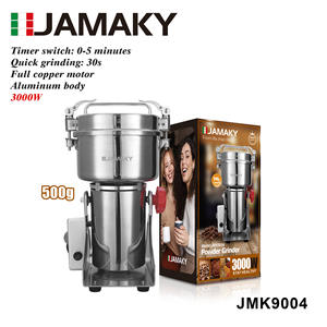 เครื่องบดแบบ Heavy Duty ความจุ 500 กรัม กำลังไฟ 3000 วัตต์ มอเตอร์ทองแดงแท้ เหมาะสำหรับบดกาแฟและเครื่องเทศจำนวนมาก - Product Image 4