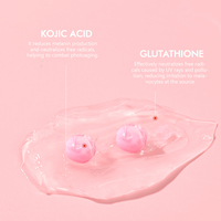 Crème Visage Disunie à l'Acide Kojique et au Glutathion en Capsules – Éclaircissante, Anti-Taches Brunes, Réparatrice de la Barrière Cutanée pour Peaux Foncées – Vente en Gros