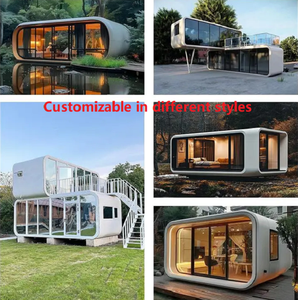 La dernière maison préfabriquée 2025 Cabine Apple Maison préfabriquée extérieure Vivre et travailler Cabine Apple pour l'Amérique du Sud - Product Image 2