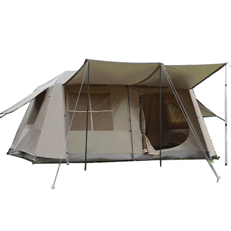 Tenten Hoge Kwaliteit Familie Outdoor Camping Grote Tent Waterdichte Zonbescherming 8 Personen Draagbare Ademende Tenten Voor Kamperen