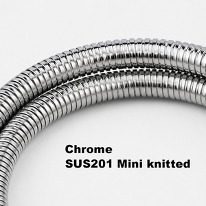 Tuyau de <span class=keywords><strong>douche</strong></span> en acier inoxydable 201 chromé ondulé, le plus vendu en gros, avec insert en laiton et tube intérieur en EPDM - Product Image 4