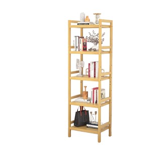 Étagère à livres en bois à 5 niveaux, support de rangement multifonctionnel pour livres, cuisine, maison, bureau - Product Image 5