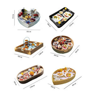 Lakuna роскошный круглый ротанговый плавающий поднос для позднего завтрака бассейн плавающий поднос для бассейна еда и чайный бар - Product Image 4