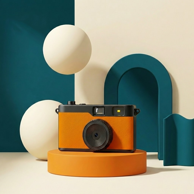 Easy-to-use Lightweight Vintage Compact Screenless Digital Without Screen Camera for Travel Beginners
