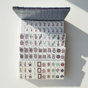 <span class=keywords><strong>Juego</strong></span> de Mahjong Acrílico de Cuatro Capas Personalizado al por Mayor, Fichas Americanas Talladas para Juegos de Ajedrez y Torneos Profesionales - Product Image 2
