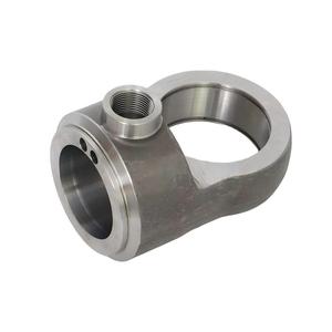 Support de trunnion pour cylindre hydraulique en acier au carbone forgé à chaud, usiné, avec support de tige de vérin et charnière - Product Image 3