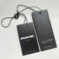 CF-HT25189-Custom sac chaussures prix HangTags avec ficelle étiquettes volantes durables étiquettes pour vêtements vêtements vêtements de marque