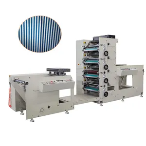 Roll Fed Paper Bag Making Machine Price with Color Printing