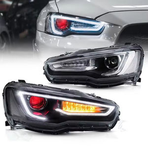 Feux de voiture FT pour Mitsubishi <span class=keywords><strong>Lancer</strong></span> phares 2009-2021 LED Projetor phare feux diurnes accessoires automobiles - Product Image 1