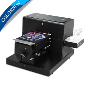 Colorsun-impresora de camisetas multifuncional A4, máquina de impresión digital de inyección de tinta con software RIP gratis