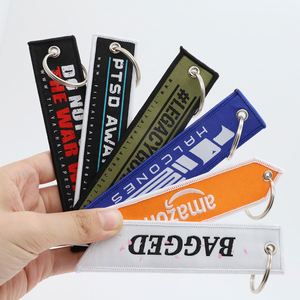 Porte-clés personnalisé avec logo pour cadeaux d'aviation, souvenir d'aviation personnalisé, accessoires promotionnels pour compagnies aériennes avec anneau porte-clés - Product Image 2