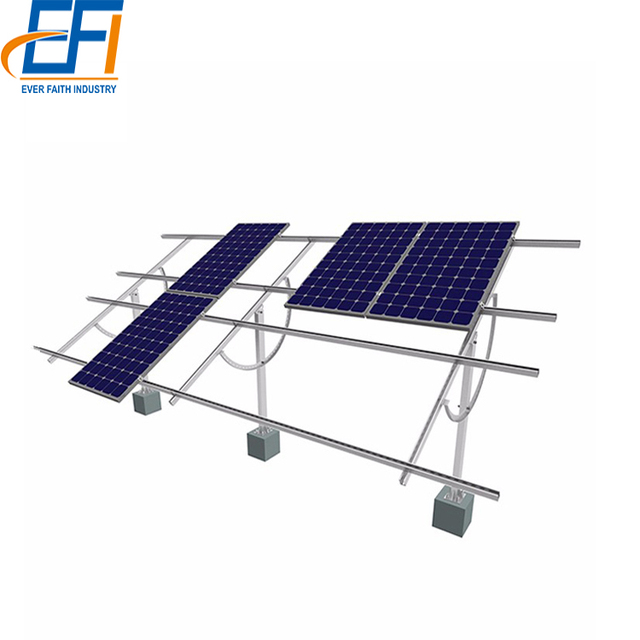 Solar Panel Frame Fixing Ground Mounting Frames Aluminum Solar Support Mounting Frame for Solar Panel