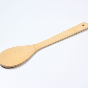 Bamboo Soup Spoon Long Handle Kitchen Utensil For Cooking Rice Porridge Oil Hand Wash Only - Product Image 2