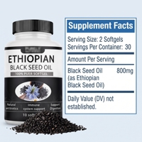 Gélules d'huile de nigelle OEM Marque Privée Complément Alimentaire 60 Capsules Soutient l'Immunité, la Digestion, la Santé Cardiaque et Articulaire Soin Quotidien