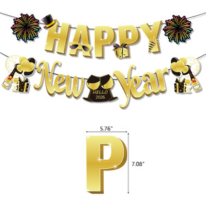 Decoración <span class=keywords><strong>de</strong></span> fiesta con temática <span class=keywords><strong>de</strong></span> <span class=keywords><strong>Año</strong></span> <span class=keywords><strong>Nuevo</strong></span> 2026-Banner <span class=keywords><strong>de</strong></span> Nochevieja, accesorios <span class=keywords><strong>de</strong></span> foto <span class=keywords><strong>de</strong></span> <span class=keywords><strong>cuenta</strong></span> <span class=keywords><strong>regresiva</strong></span> <span class=keywords><strong>de</strong></span> <span class=keywords><strong>Año</strong></span> <span class=keywords><strong>Nuevo</strong></span>, juegos <span class=keywords><strong>de</strong></span> globos - Product Image 5