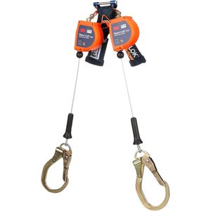 สายรัดนิรภัยแบบยืดหดได้ 3M Nano-Lok Edge Twin-Leg ความยาว 8 ฟุต พร้อมตะขอเกี่ยวเหล็กเส้น คลาส 2 ANSI - Product Image 4