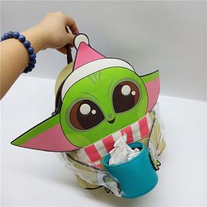 Custom Cute Children's <strong>Backpack</strong> Artificial Leather Bag Kawaii Special Shape Alien <strong>Yoda</strong> <strong>Baby</strong> Bag Professional Manufacturer - Product Image 6