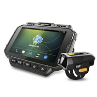 Ordinateur portable d'entreprise Urovo U2 avec processeur quadricœur 2,4 GHz, Android 14, batterie montée au poignet