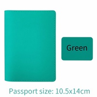 Porte-passeport personnalisé en cuir PU lisse, minimaliste et durable pour les voyages
