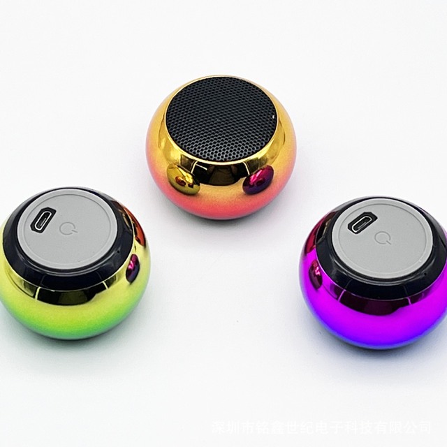 Super Bass Mini Portable BT Speaker with 500mAh Power Bank Active Home Theatre and Computer Use