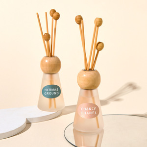 Creative Flameless Aromatherapy <b>Diffuser</b> 50ml Cone Shaped Glass Bamboo <b>Sticks</b> For Home Decor - Product Image 2