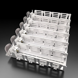 Organisateur de boissons pour 8 bouteilles de 330 ml, étagère de refroidissement, glissière à rouleaux à gravité, distributeur de bouteilles, poussoir pour réfrigérateur, séparateur d'étagère - Product Image 1