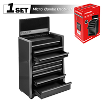 Armoire à outils mini GEINXURN rouge, rose, noire avec 3 tiroirs, personnalisable OEM, garantie 3 ans, MOQ 1 pièce