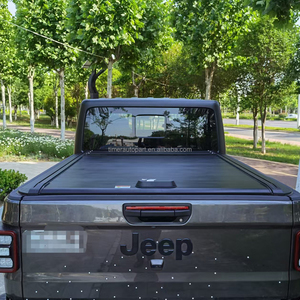 2025 jeep gladiateur <span class=keywords><strong>coffre</strong></span> arrière lit tout-terrain étanche en aluminium rouleau manuel <span class=keywords><strong>volet</strong></span> <span class=keywords><strong>roulant</strong></span> couverture de Tonneau - Product Image 4