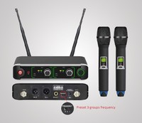 RQSONIC-micrófono de mano inalámbrico para escenario y Karaoke, Micro Dispositivo de precisión de UHF-281B Pro Audio, gran oferta