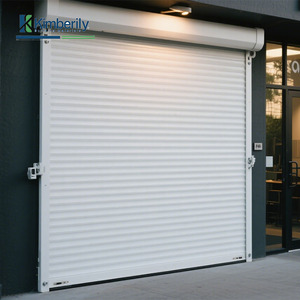 Puerta Enrollable Eléctrica Blanca de Estilo Europeo, Anti-Robo, de Aleación de Aluminio para Apartamentos y Espacios Comerciales, Silenciosa y Eficiente - Product Image 6