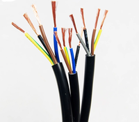 Cable RVV Flexible OEM H05VV-F de 2/3/4/5 Núcleos, 1.5mm2 2.5mm2, Cable Eléctrico con Aislamiento de PVC
