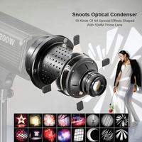 Conique Snoots Spotlight Concentrateur Photo Condensateur Optique Art Effets Spéciaux Faisceau En Forme De Cylindre De Lumière Pour Bowens Mount