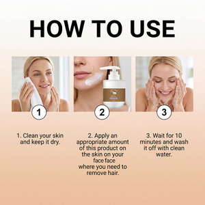 Creme Depilatório Facial de Óleo de Coco Herbal Mais Popular para Meninas, Uso Rápido e Suave para Todos os Tipos de Pele - Product Image 6