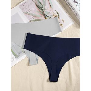 String sexy en dentelle pour femme, taille mi-haute, sans couture, sous-vêtements basiques - Product Image 3