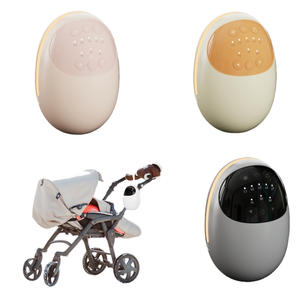 Berceau électrique pour bébé en plastique avec haut-parleur haute fidélité, 5 vitesses de vibration, bruit blanc et sons apaisants - Product Image 1