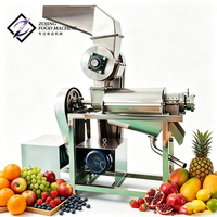 Fruitpersmachine van roestvrij staal met pulpseparatie voor drankenfabrieken