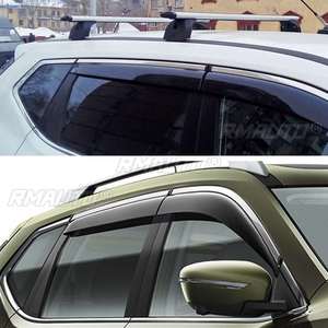 Car Window <b>Deflectors</b> for Nissan X-Trail T32 2013 2014 2015 2016 2018 2019-2021 Sun <b>Rain</b> Shield Door Window Visor Weather Shield - Product Image 2
