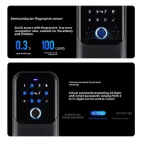 Caja de Seguridad Inteligente para Llaves con Control por Aplicación, Montada en Pared, con Reconocimiento de Huella Dactilar, Contraseña, Gran Capacidad, de Acero Aleado, para Llaves de Repuesto