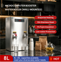 Chauffe-eau mural Chefwin 8L Deluxe en acier inoxydable 304, 1500W, chauffage électrique, une sortie eau chaude et température normale