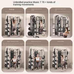 Máquina <span class=keywords><strong>Smith</strong></span> Multifuncional OEM 2025 <span class=keywords><strong>con</strong></span> Soporte para Sentadillas y Press de Banca para Gimnasio en Casa, Entrenamiento de Fuerza Integral - Product Image 4