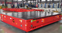 Peralatan Penanganan Gudang Bersertifikasi CE Otonom, Robot AGV Navigasi Magnetik, Kendaraan Terpandu Otomatis