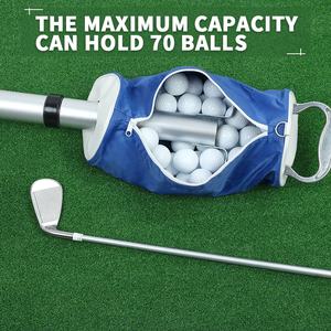 CÓMO ES VERDADERO Precio de fábrica Durable Portable Golf Pick Up Tool Colector de pelotas de golf Shag Bag Pick Up con tubo de <span class=keywords><strong>aluminio</strong></span> extraíble - Product Image 4