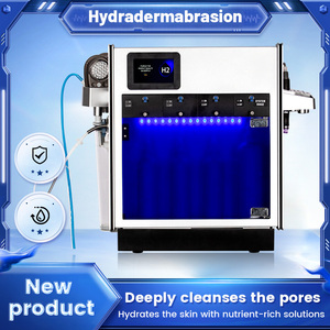 Hydro Dermabrasion Oxygen Jet Beauty Machine Touch Screen US/IT Acrylic Design Vacuum Suction Pen Skin Testing Standing Nose - Product Image 2