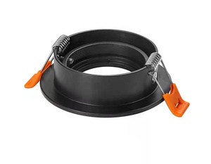 Soporte de luz descendente empotrable, marco ajustable de 82mm, carcasa redonda <span class=keywords><strong>para</strong></span> bombilla GU10 MR16 E27 - Product Image 2