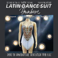 Costume de compétition de danse de salon, robe de scène latine avec paillettes dégradées, design dos nu, vêtements de performance