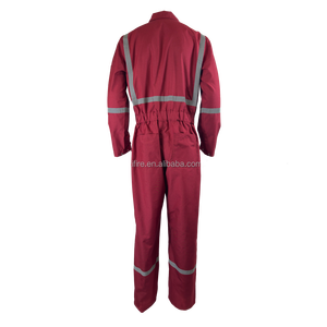 Uniformes de Trabajo de Soldadura Ignífugos de Manga Larga Reflectantes de Seguridad FR NOMEX para Construcción, Petróleo, Electricidad y Servicios Públicos - Product Image 5
