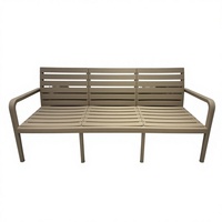 Ensemble de table et chaises de jardin d'extérieur au design minimaliste et confortable, meubles de bistrot en plastique pour patio