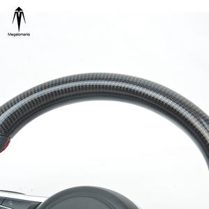 Volant en cuir véritable en fibre de carbone adapté à VW GTI GTS R <span class=keywords><strong>GTD</strong></span> <span class=keywords><strong>Golf</strong></span> 7 MK7 MK6 R-Line Polo Passat - Product Image 3