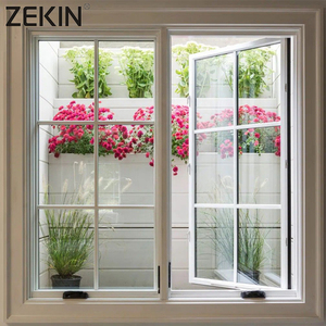 Zekin หน้าต่างบานเลื่อนกระจกนิรภัยเคลือบผงทำจากอลูมิเนียมออกแบบได้ตามต้องการสำหรับบ้านสมัยใหม่ - Product Image 3