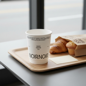 Bicchieri di Carta Biodegradabili Personalizzati all'Ingrosso, 8oz-32oz Bicchieri da Caffè Usa e Getta a Doppia Parete per Caffetterie Ristoranti <span class=keywords><strong>HORECA</strong></span> - Product Image 2